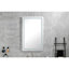 Miroir de salle de bain à DEL 40 po x 24 po avec façade et rétroéclairage, grands miroirs muraux à intensité variable avec antibrouillard, mémoire, 3 couleurs, miroir de meuble-lavabo à DEL