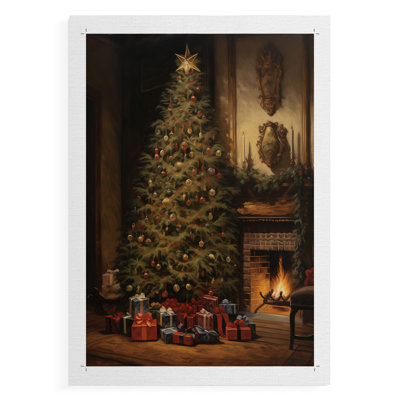 Christmas Holiday Art DCLXIX -Canvas Print Only - NOT FRAMED