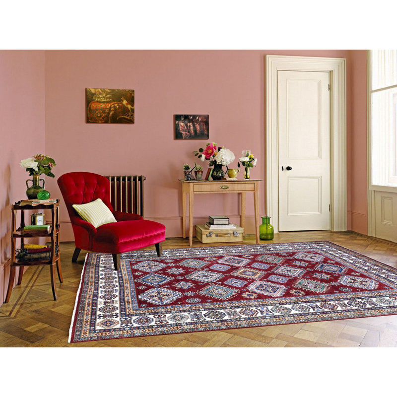 Pique One-of-a-Kind 8' X 10' New Age Area Rug in Red