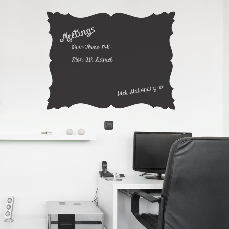 Abstract Chalkboard Decal, 119 cm H x 84 cm W