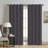 Blackout Velvet Thermal Rod Pocket/Back Tab Single Curtain Panel-72385536-72385550
