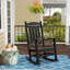 Chaise berçante d'extérieur en plastique Vinnie Potwin-1240043542