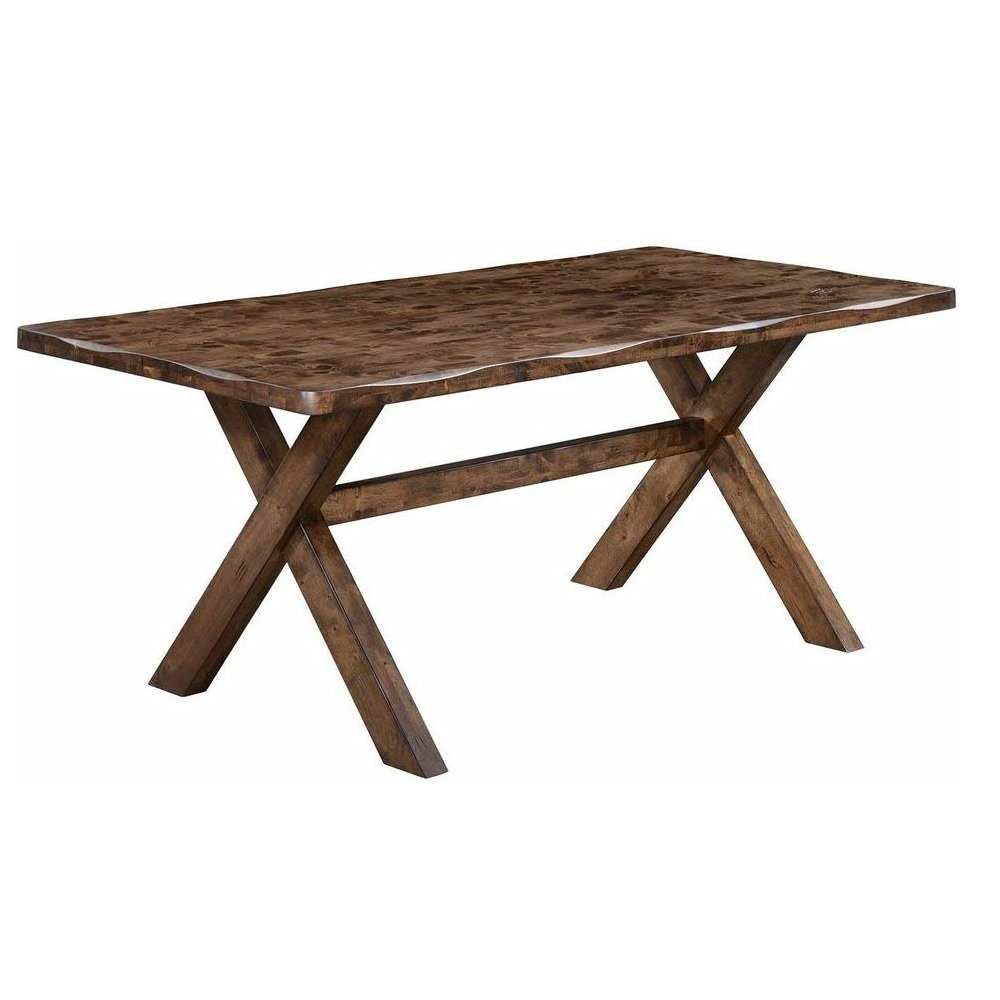 Bridwell Solid Wood Dining Table Millwood Pines