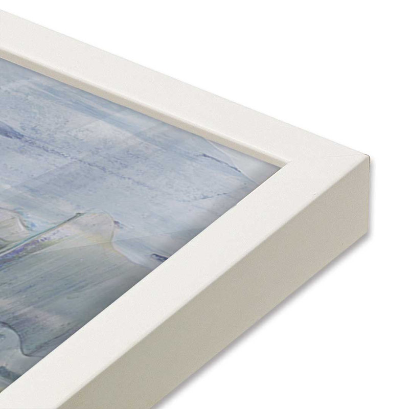 «Cool Desert Floor» par Kamdon Kreations, reproduction d'art, L 30 po x H 20 po, Impression encadrée, Blanc