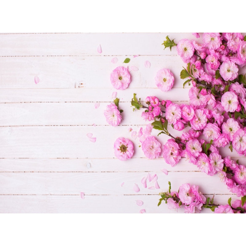 Papier peint en tissu yahou rose, L 106 po x l 187 po