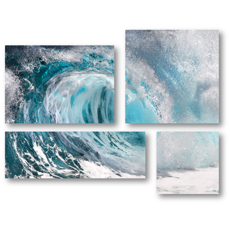 « océans furie », impression à multiples images sur toile