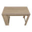 Table rectangulaire à hauteur de comptoir en stratifié brun de 48 po Taupe