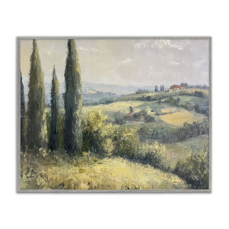 Rolling Hills Country View, estampe numérique, conception de Petal Prints Design, Estampe numérique Farmhouse
