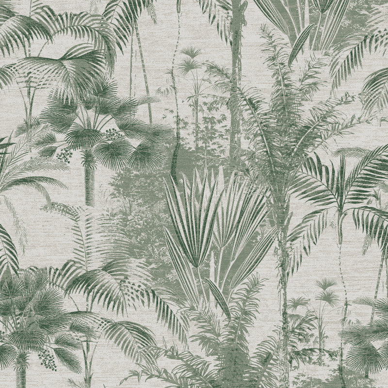 Sublime Floral Vinyl Wallpaper Double Roll, Green