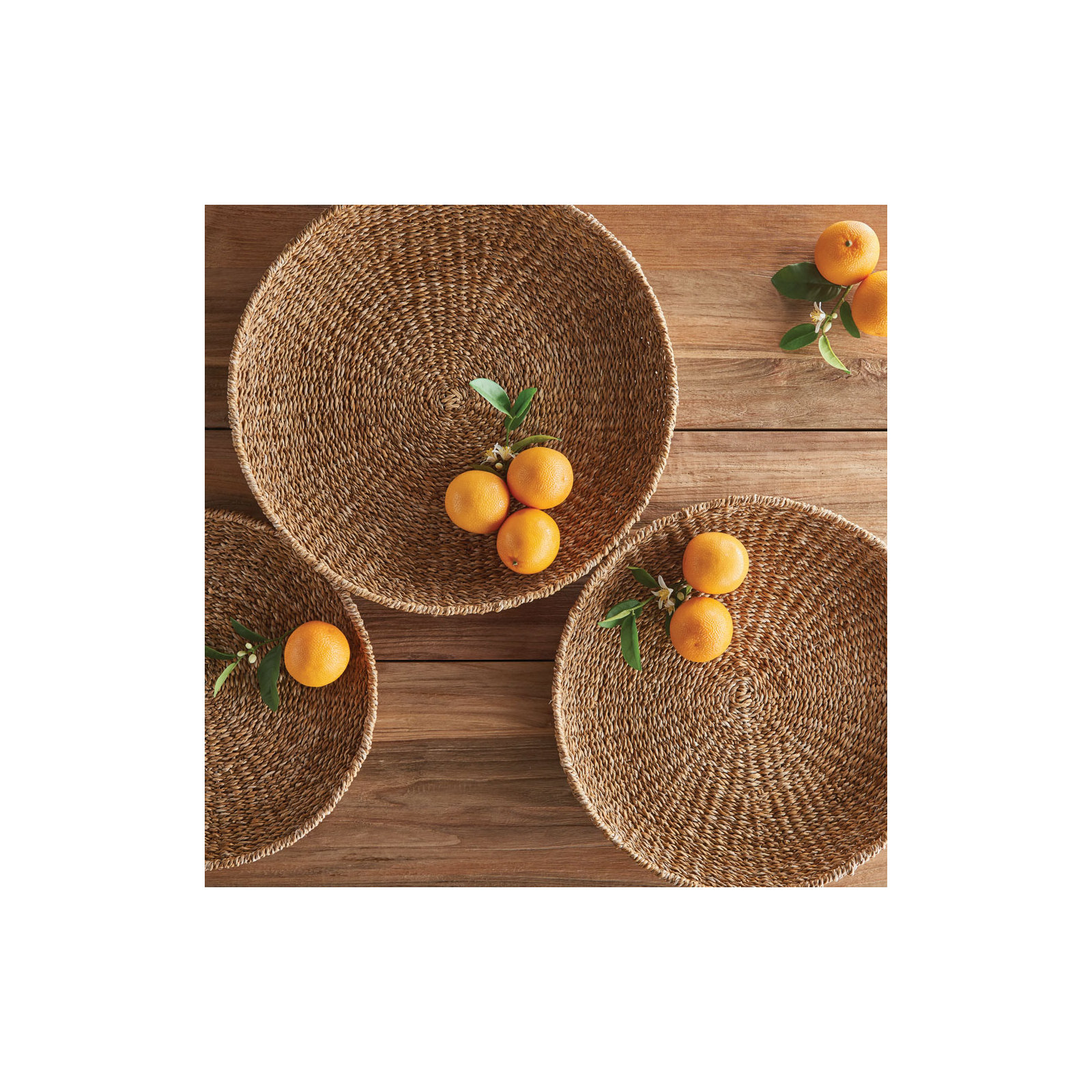 Costello Seagrass Tray - Set of 3