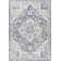 Tapis bleu tissé à la machine Hodder