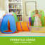 Tunnel de jeu intérieur / extérieur en polyester pour enfants 6,5 pi x 2,3 pi avec sac de transport
