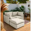  Causeuse 3 pièces avec coussin Milk