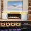Meuble télé, meuble multimédia, meuble audio-vidéo et foyer électrique 79 po Blakelee-485348642-528671228
