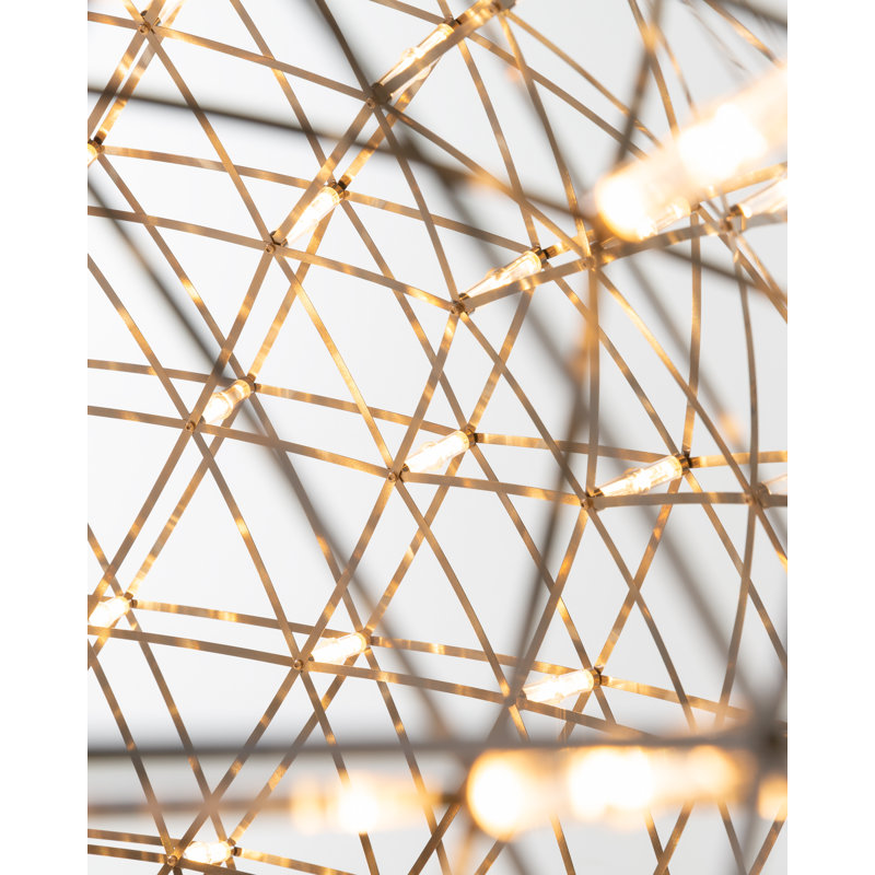 Raimond LED Chandelier,  16.9" H X 16.9" W X 16.9 D, 98.4"