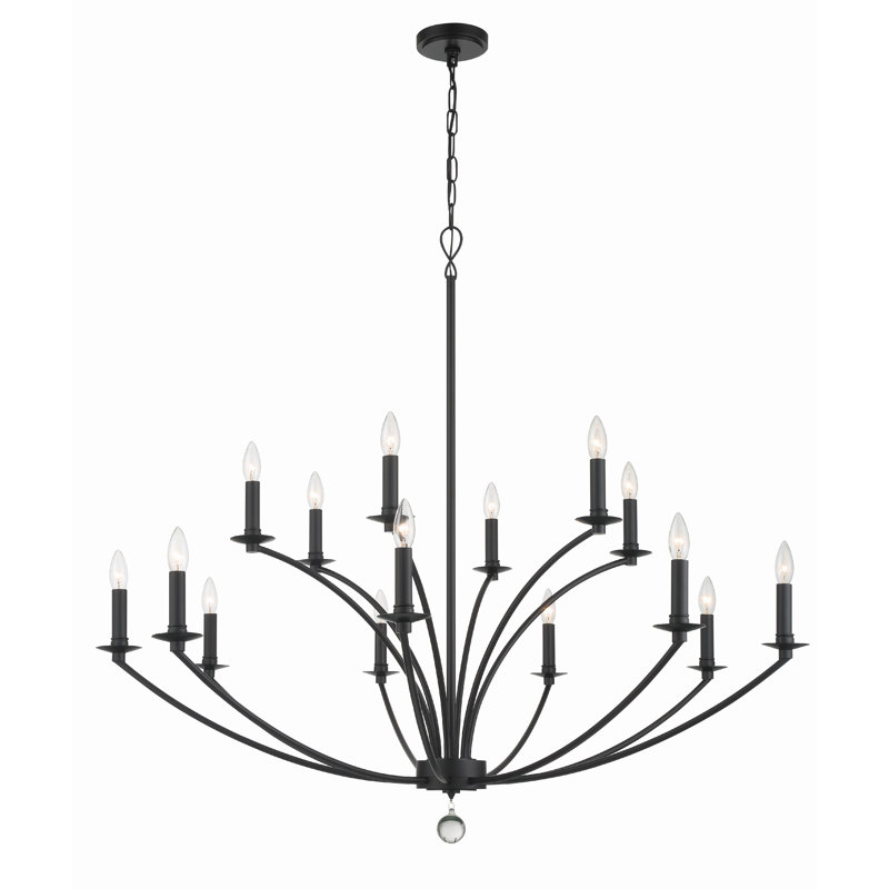 Lustre classique à 15 lumières West Sixth