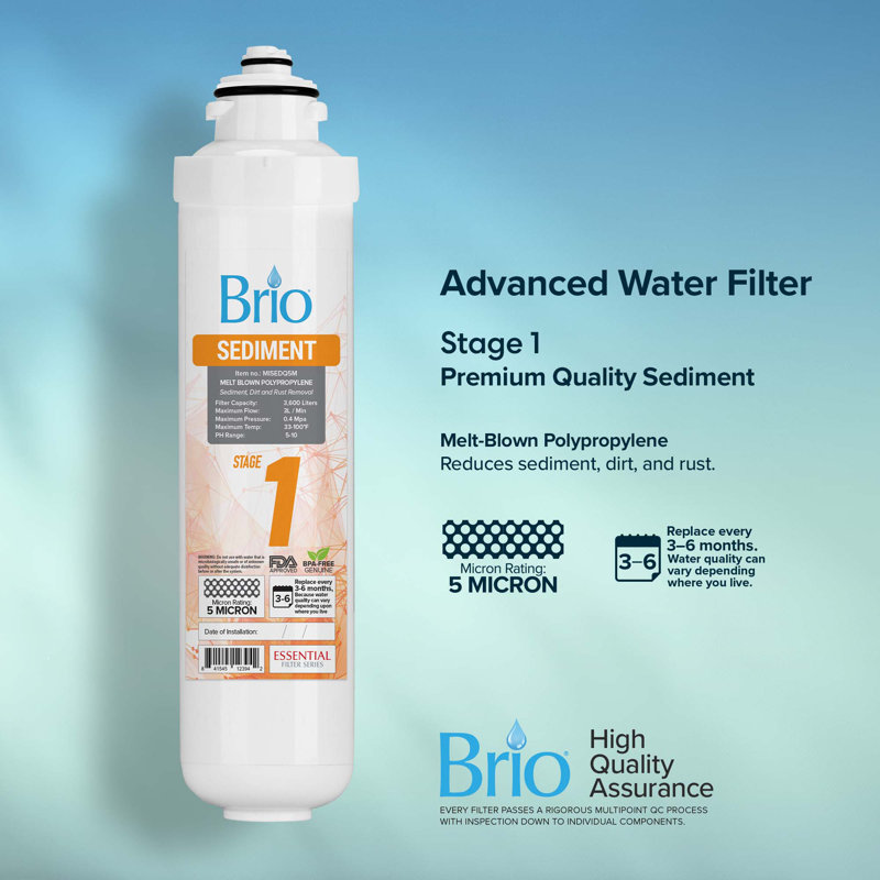Filtre de remplacement de l'eau