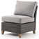 Umeh 7-Pieces Wicker Sofa Seating Group with Fire Pit Table Conversation Set