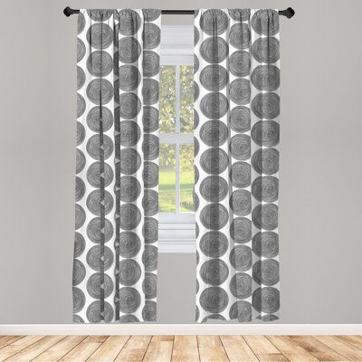 Semi-Sheer Rod Pocket Curtain Panels