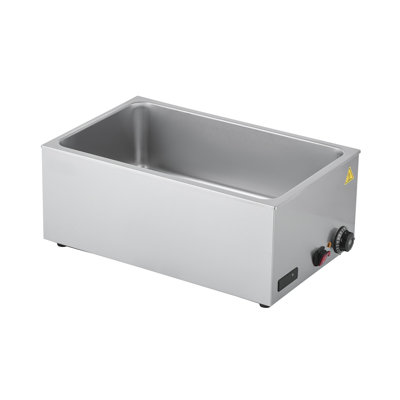 Chauffe-plat électrique commercial 1200W - Bain-marie en acier inoxydable avec table à vapeur et chauffage rapide pour la restauration, les restaurants et les fêtes