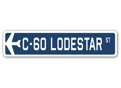 Plaque de rue Birdwell C-60 Lodestar Air Force