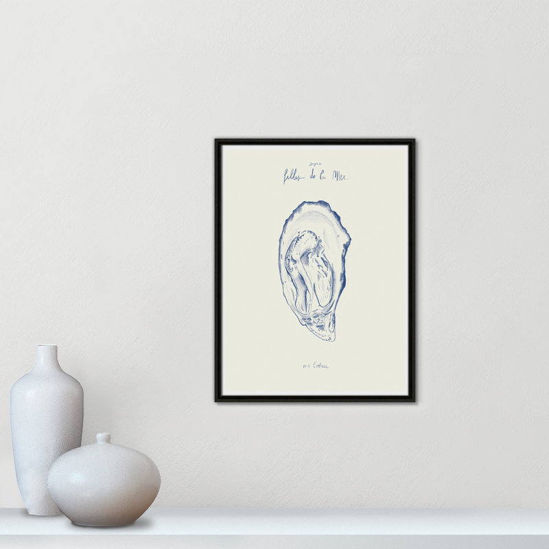 Filles de la mer I Print by Mora, 25.5" H x 19.5" W, Espresso Floater