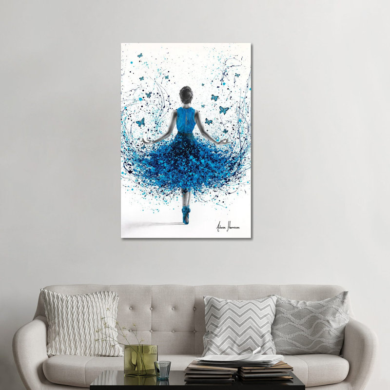 Giclée sur toile tendue Butterfly Ballerina, H 48 po x l 32 po