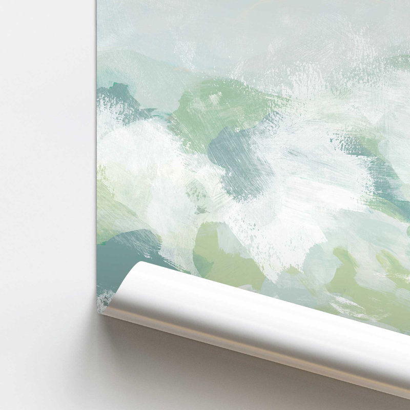 Verdant Rolling Waves I Print, H 11 po x l 14 po, Papier