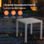 Table d'appoint carrée en aluminium-359549563