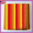 Red Yellow Vertical Stripes Bedding Striped Bedspread Pattern-123584105