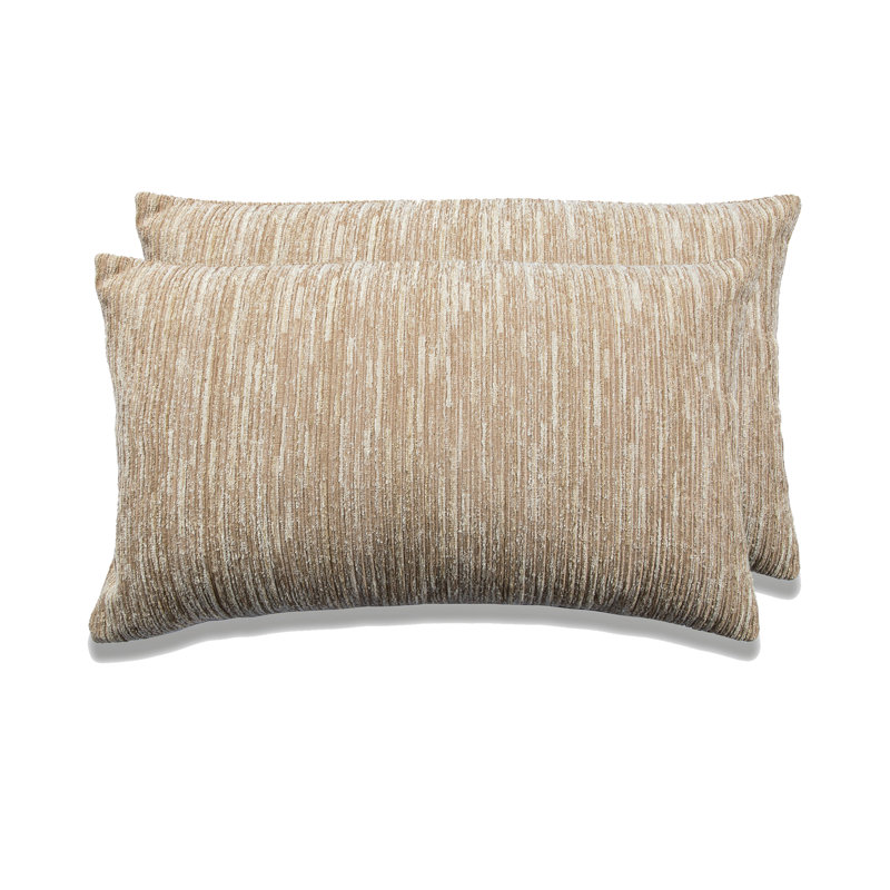 Seattle Throw Pillow, Polyester/Polyfill, Brown