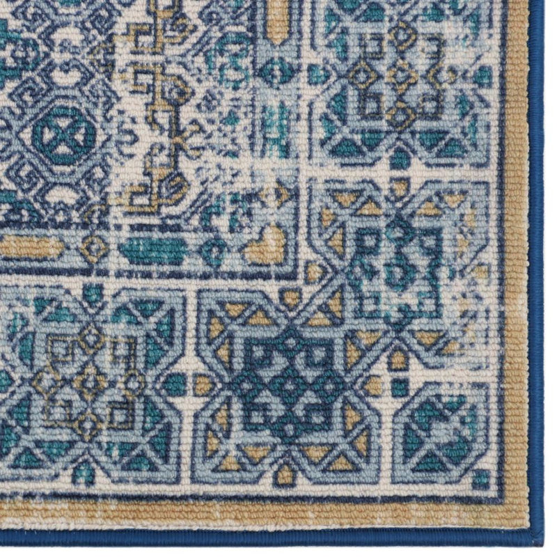 Tapis bleu area Yoann, Rectangle 3 pi x 5 pi