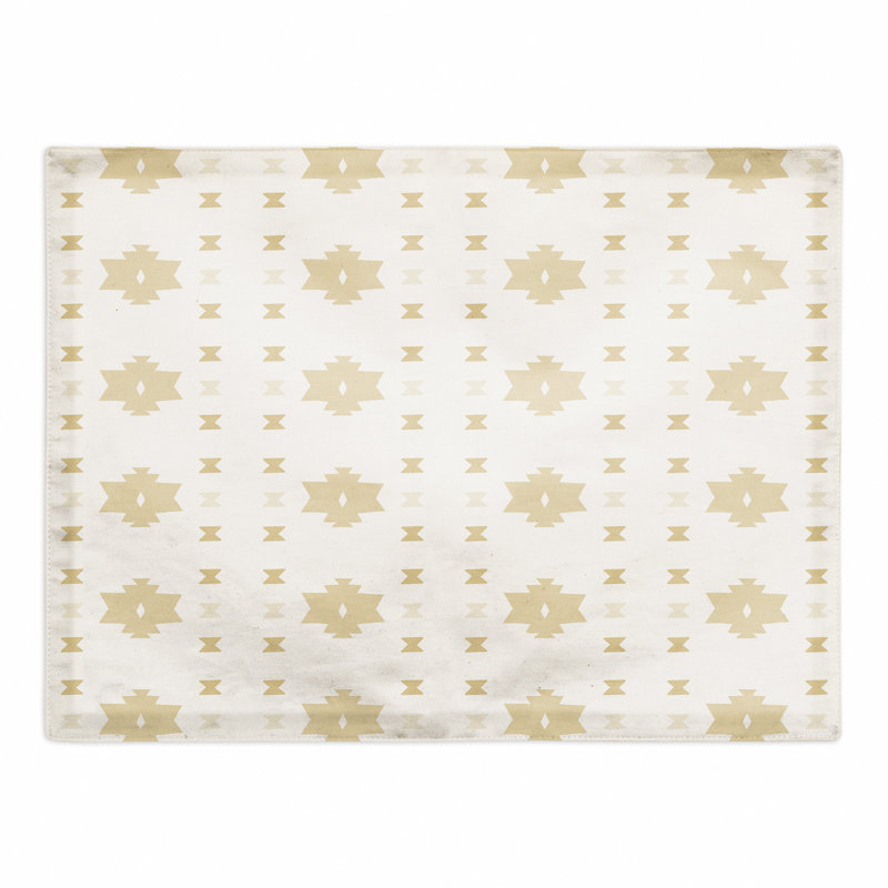Napperon Southwest Shapes, Jaune