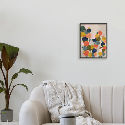 «Organic Organic Shape Flowers» par Lisa White boutons - impression