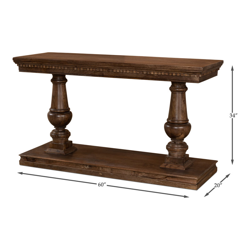 Joshua 60'' W Solid Wood Console Table