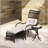 3-Piece Wicker Outdoor Patio Set With Lounge Chair, Ottoman, And Side Table For Garden And Deck Relaxation-218712491