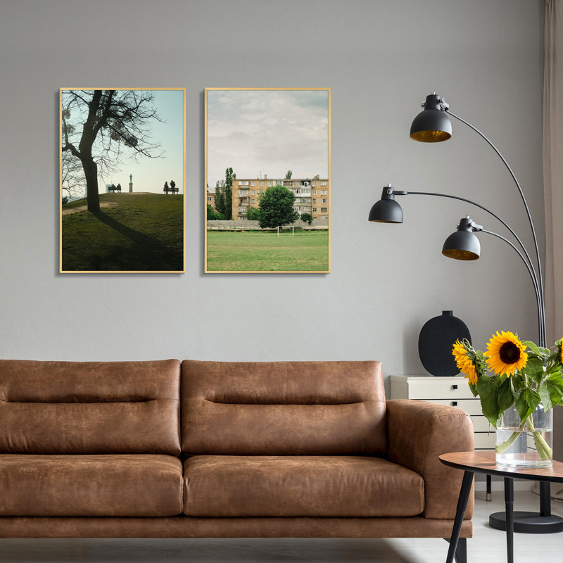 Drennon Metal Poster Frame with Plexiglass, Gold, 20" x 30"