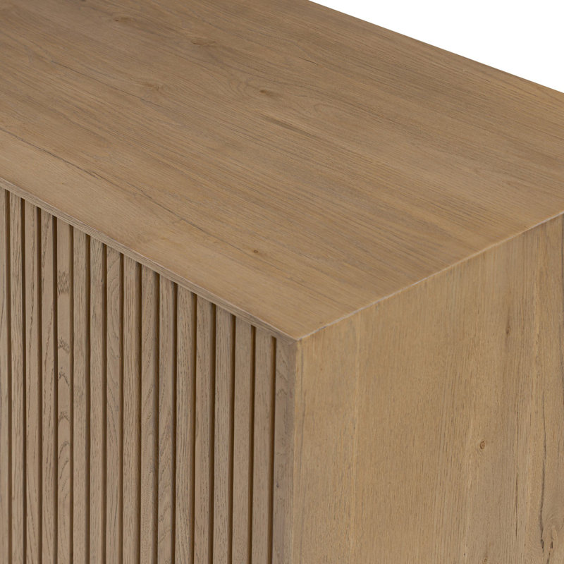 Claribel 82'' Sideboard, Rustic Light Natural Oak