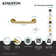 Kingston Brass Meridian 1-1/4 Inch O.D Grab Bar
