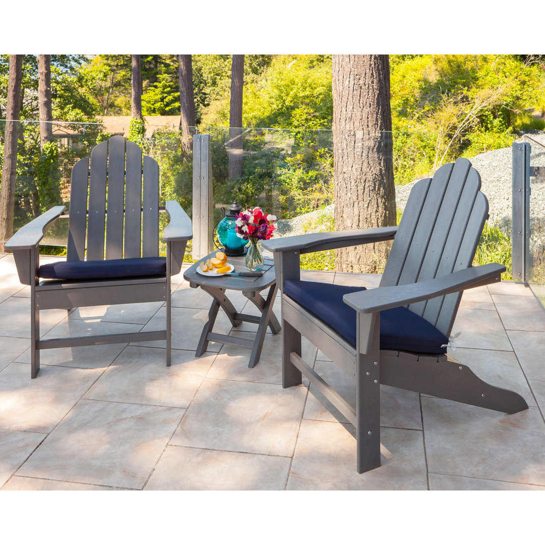 POLYWOOD Long Island Adirondack 3-Piece Set POLYWOOD® Frame 