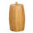 Natural Bamboo Cotton Swab Holder Rustic Barrel-Shaped Storage Jar for Cotton Balls Cotton Swabs Bathroom Essentials Eco-Friendly and Stylish Vanity Organizer
