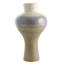Cream Rises Swell Vase-Lg