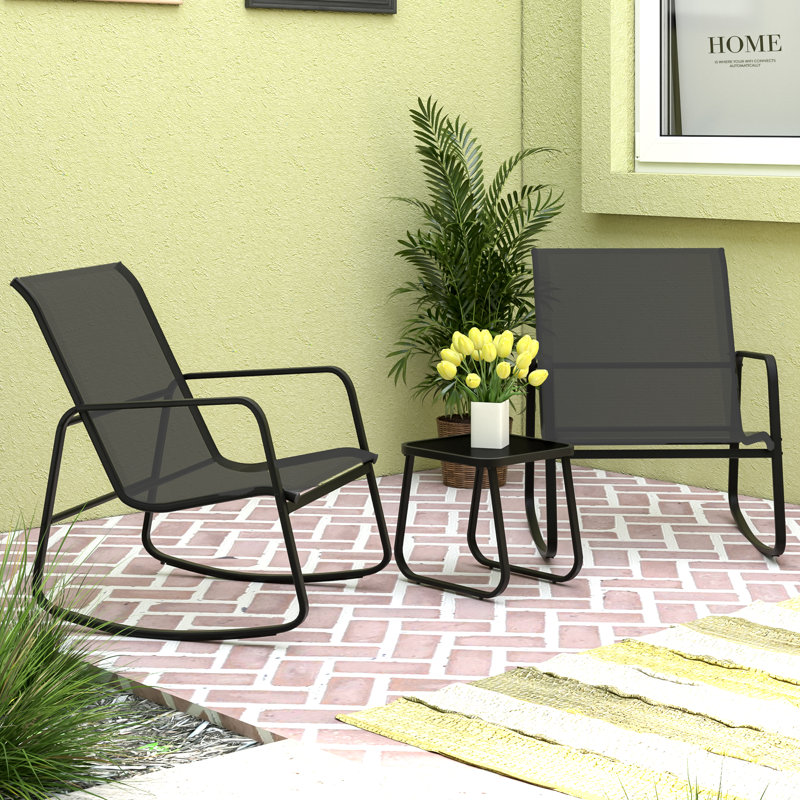 Ensemble de mobilier d'extérieur 3 pièces 3 pièces
