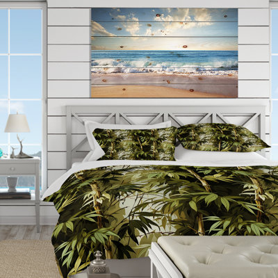 Bamboo Retreat Tropical Pattern Duvet Cover