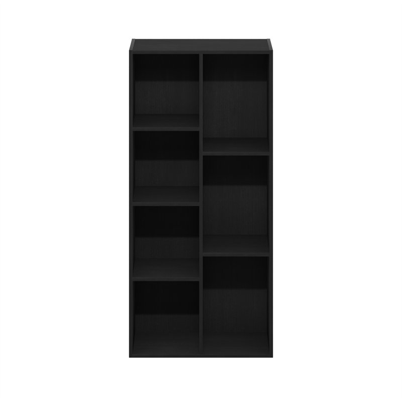 Moniece 7-Cube Reversible Bookcase, Blackwood