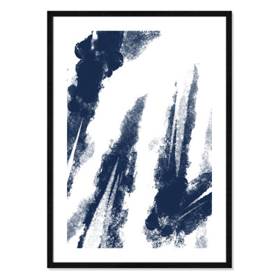 Navy Striking Seams 2 - Painting Print