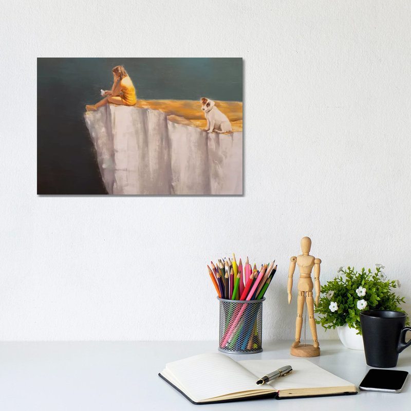 Scene by Rudolf Kosow - Gallery-Wrapped Canvas Giclée on Canvas, 20.32 cm H x 30.48 cm W, Canvas