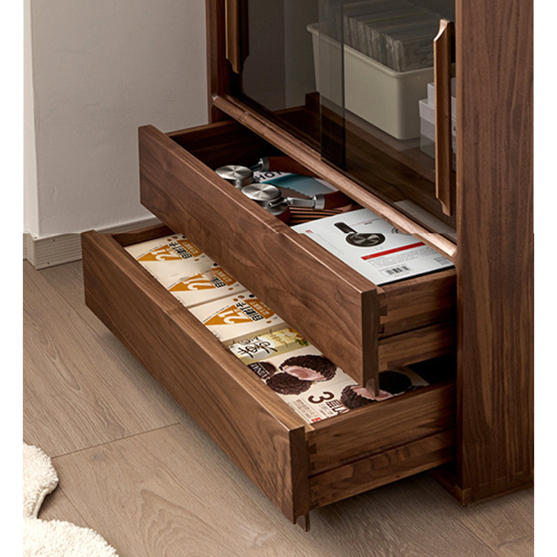 Armoire d'appoint en verre sur pied