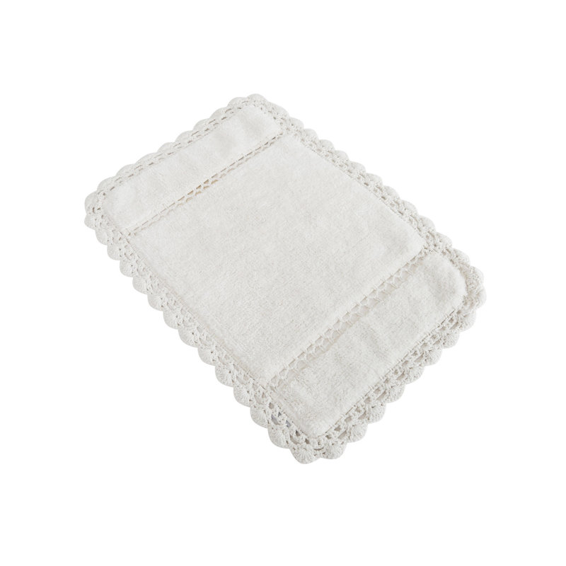 Meaghan Bath Rug, Ecru