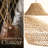 Arsheen Rattan Pendant Light - 14" Natural Dome Handwoven Light Fixture For Kitchen Island, Dining Room or Living Room in Modern and Farmhouse-75085783-75085737